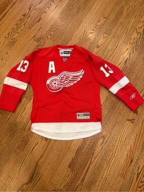 Red Detroit Red Wings Hockey Jersey - Reebok Datsyuk
